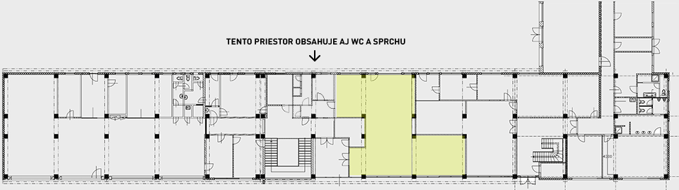 Prehľad kancelárií pre Prízemie